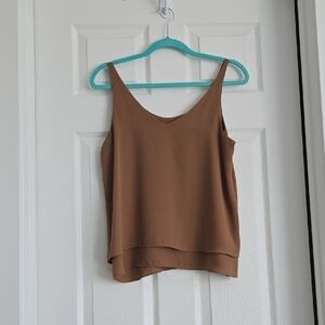 Reitmans Brown Layered Camisole Top